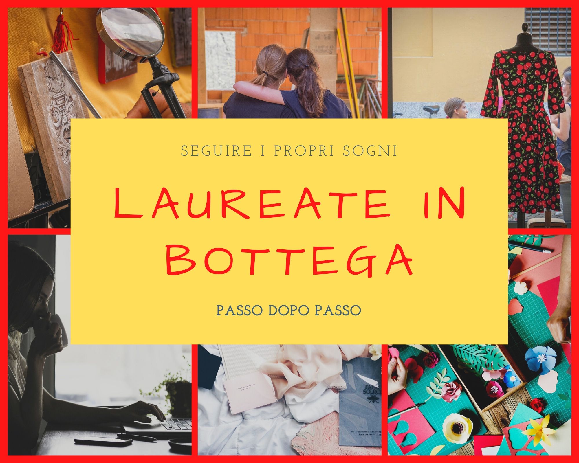 Laureate in bottega è un blog che racconta storie di donne che, forti del proprio coraggio e della propria preparazione, hanno deciso di aprire negozi e botteghe di quartiere.